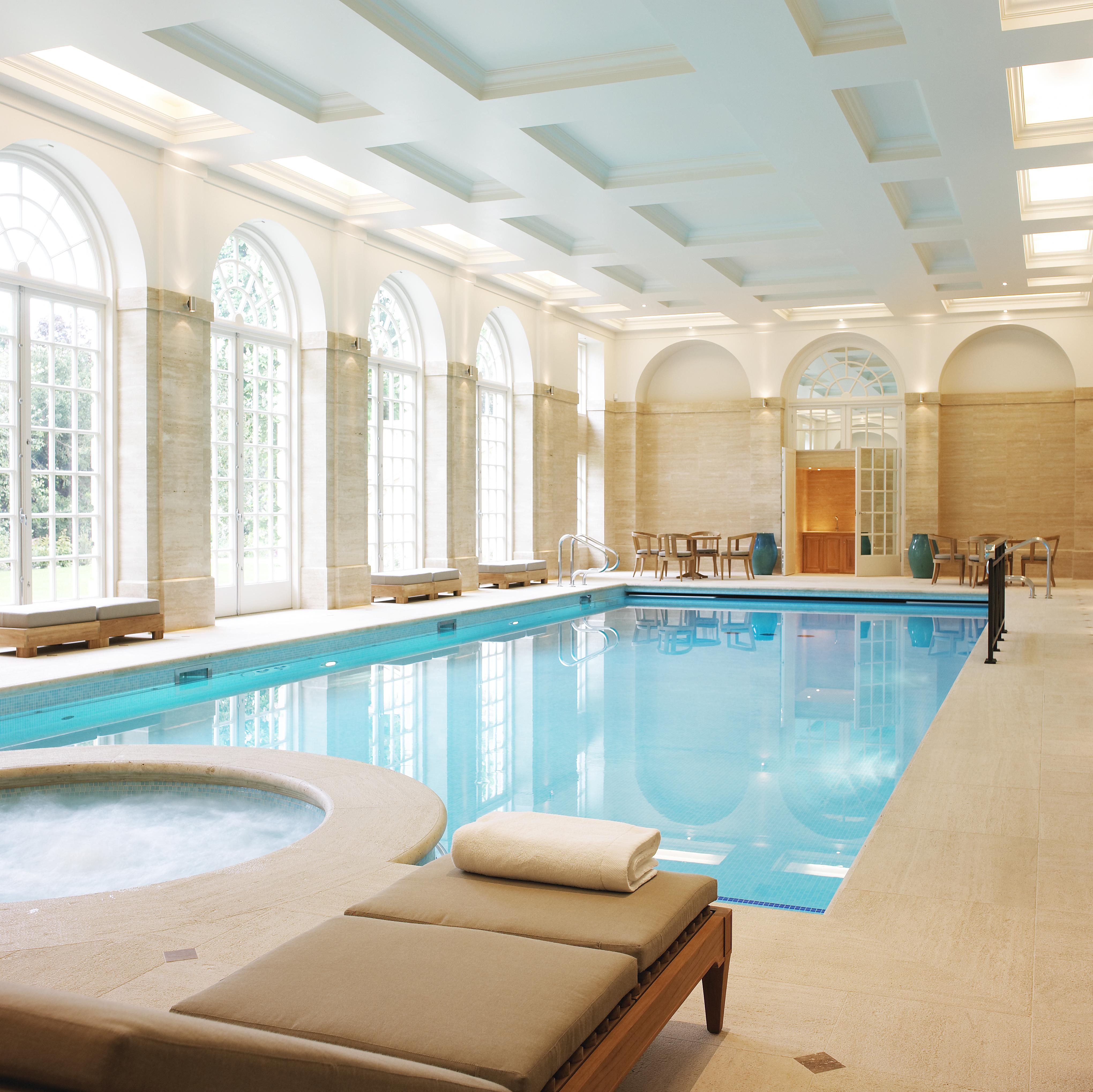 swimming indoors