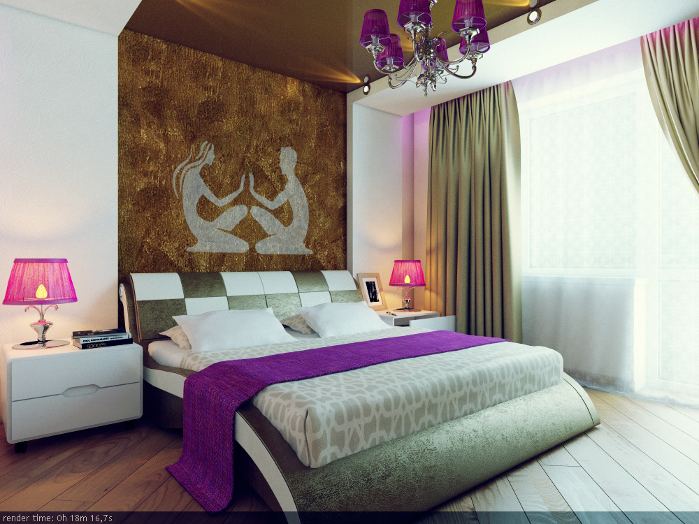 Artistic wall designs for Bedroom