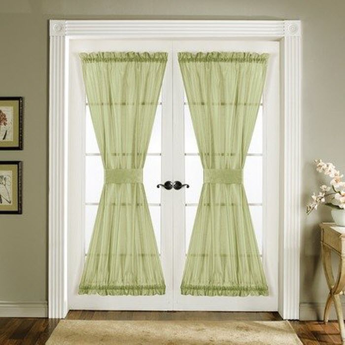 Curtains For Double French Doors Window Treatments for