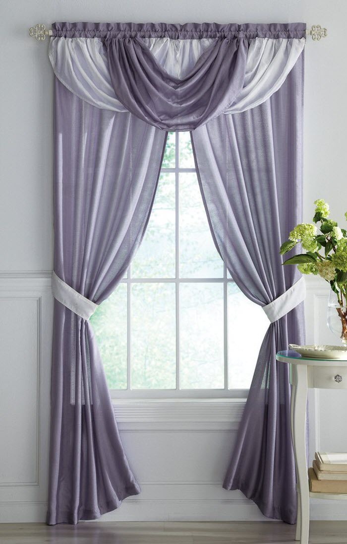 What Color Curtains Go With Purple Walls 