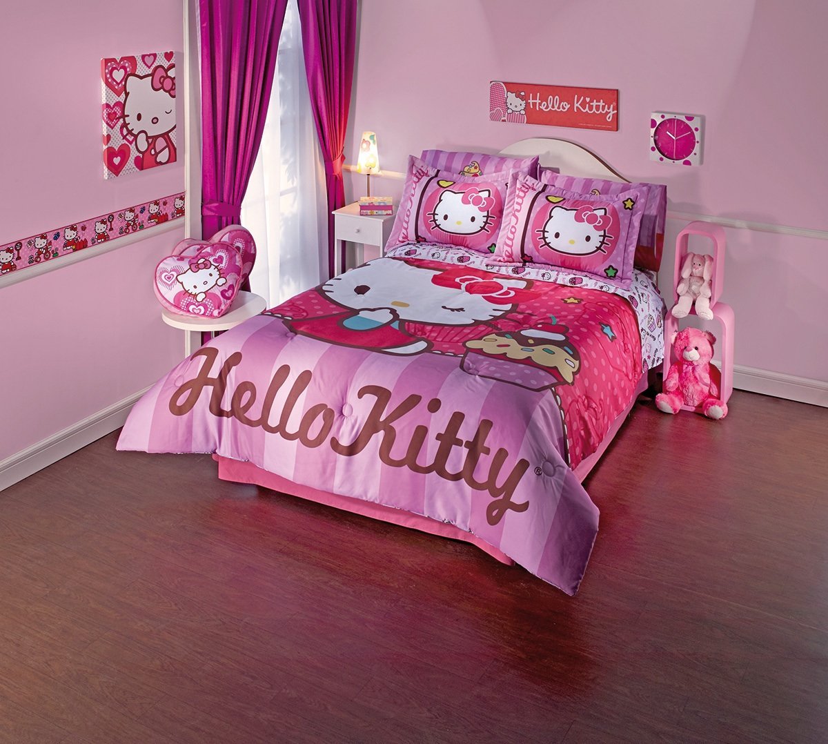 New Hello Kitty Comforter Sheet Set Full Size