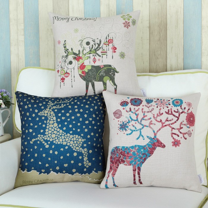 Christmas Home Decorative Cushions Covers