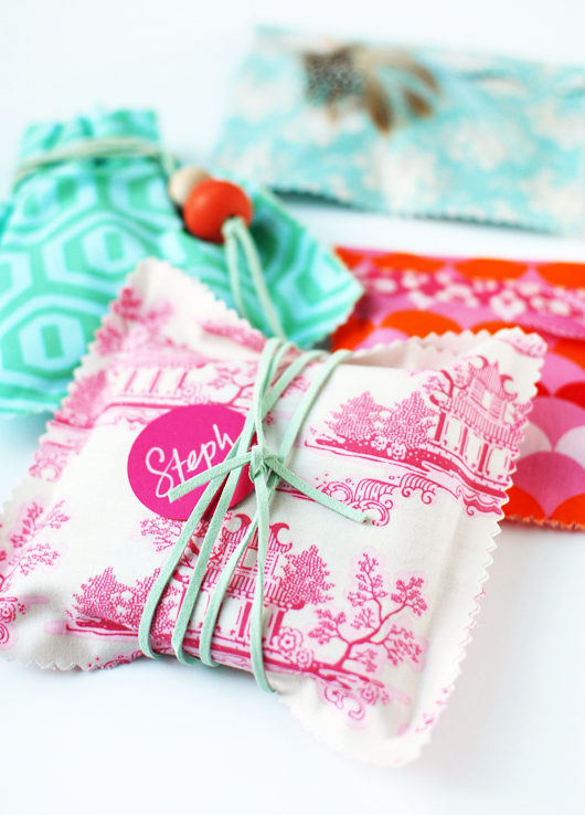 Handmade Fabric Gift Bag