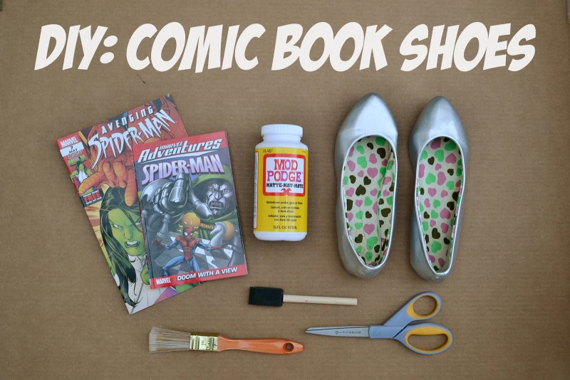 Material Required for Comic Book Shoes