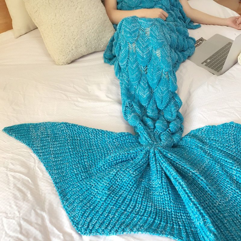 Blue Mermaid Blanket