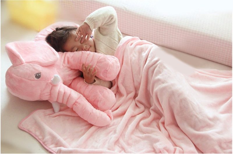 Elephant Plush Soft Toy Sleeping Pillow
