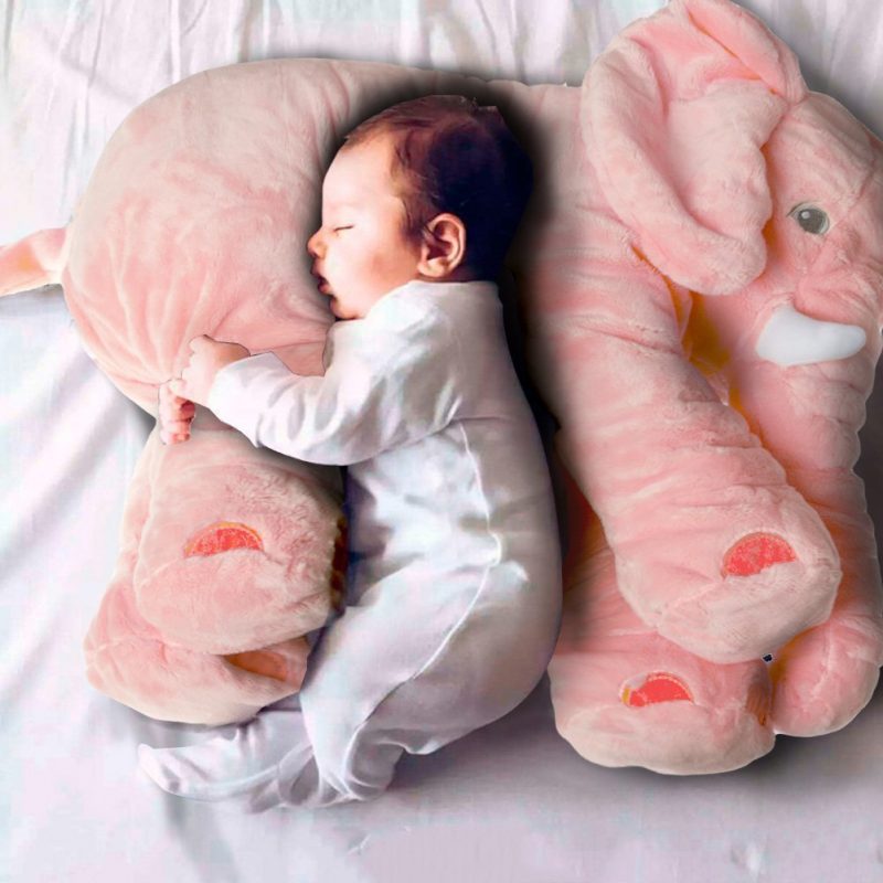 Pink Elephant Sleeping Pillow