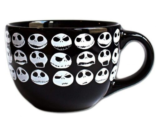 Ceramic Jack Face Halloween Coffee Mug