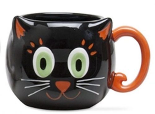Halloween Cat Pattern Coffee Mug