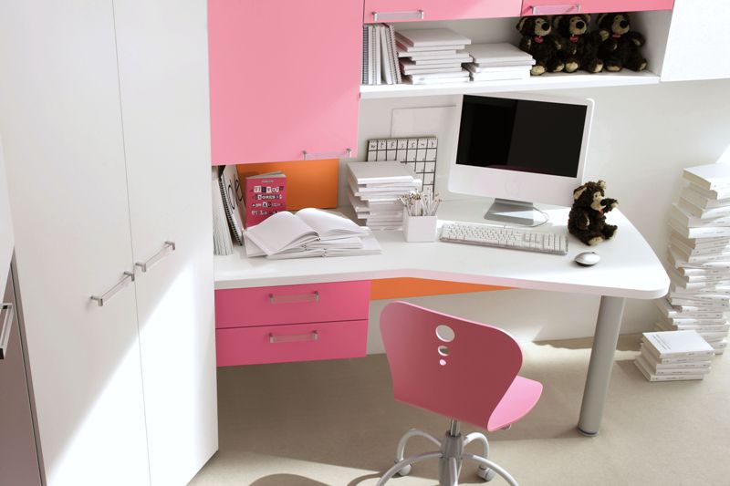 Pink workspace for  Girls