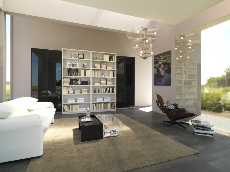 white bookshelf for living room