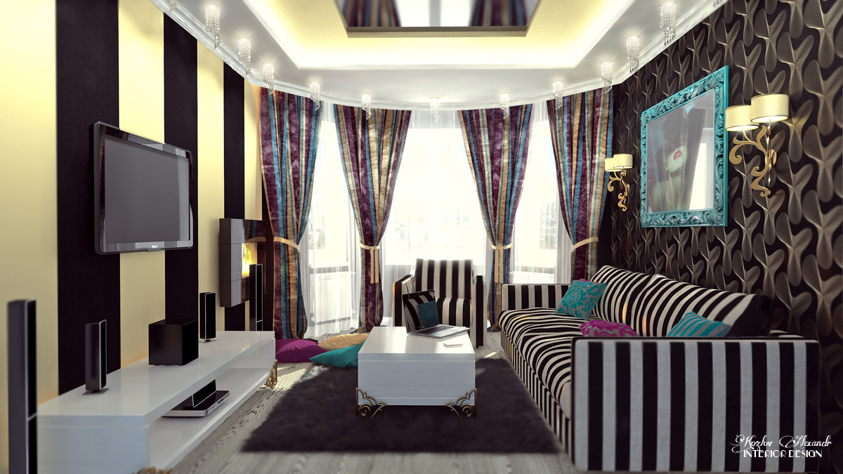 Designer walls for Living room