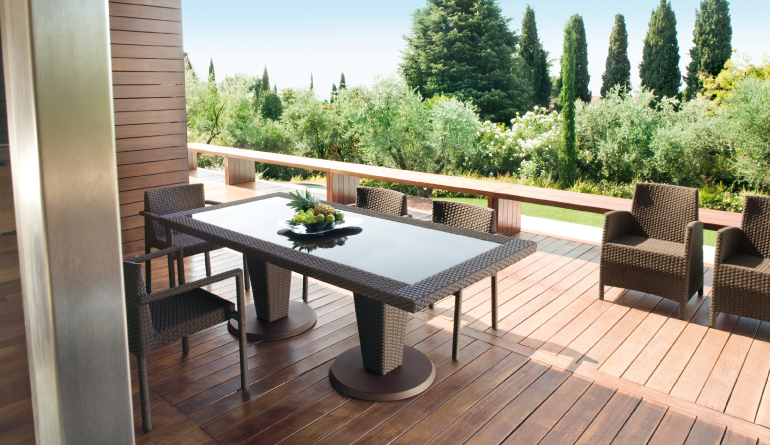 Wooden Outdoor Dining Table