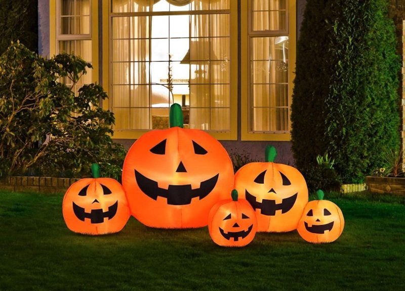 Halloween Inflatable Pumpkin Family