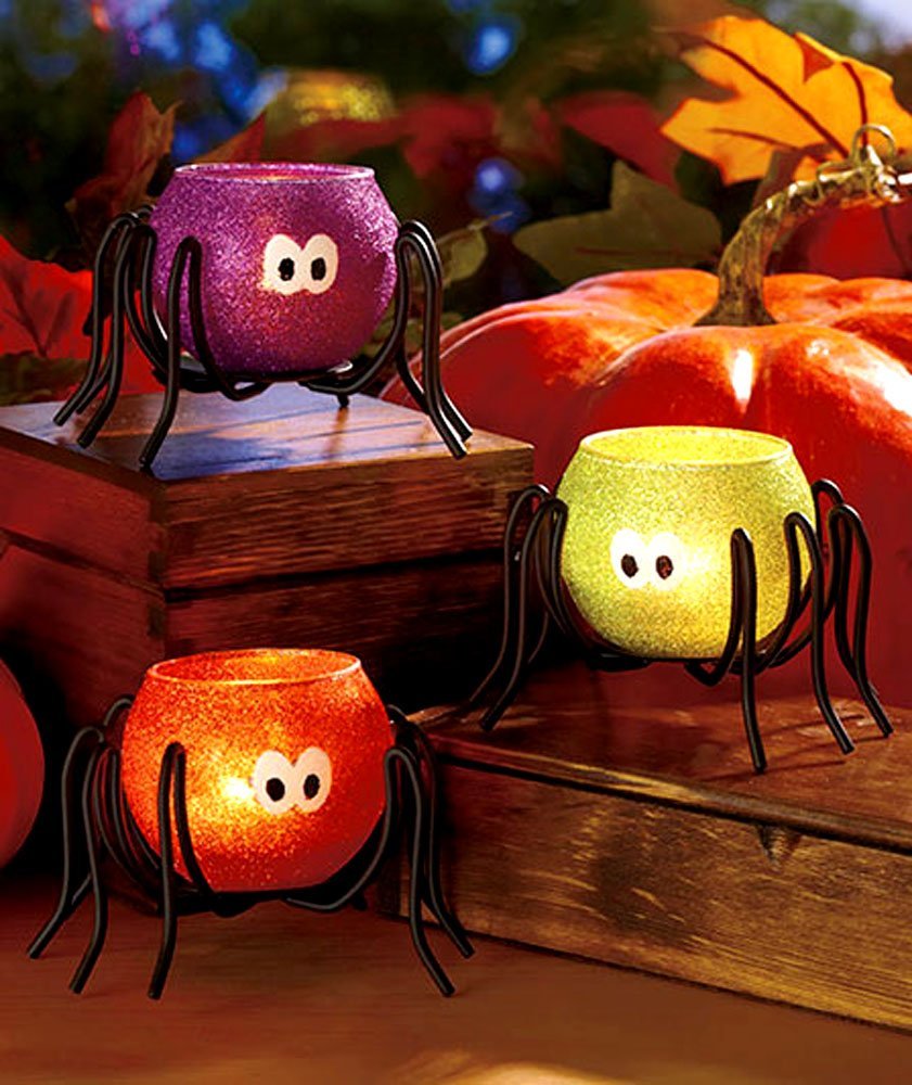 Halloween Spider Tea Light Candle holders