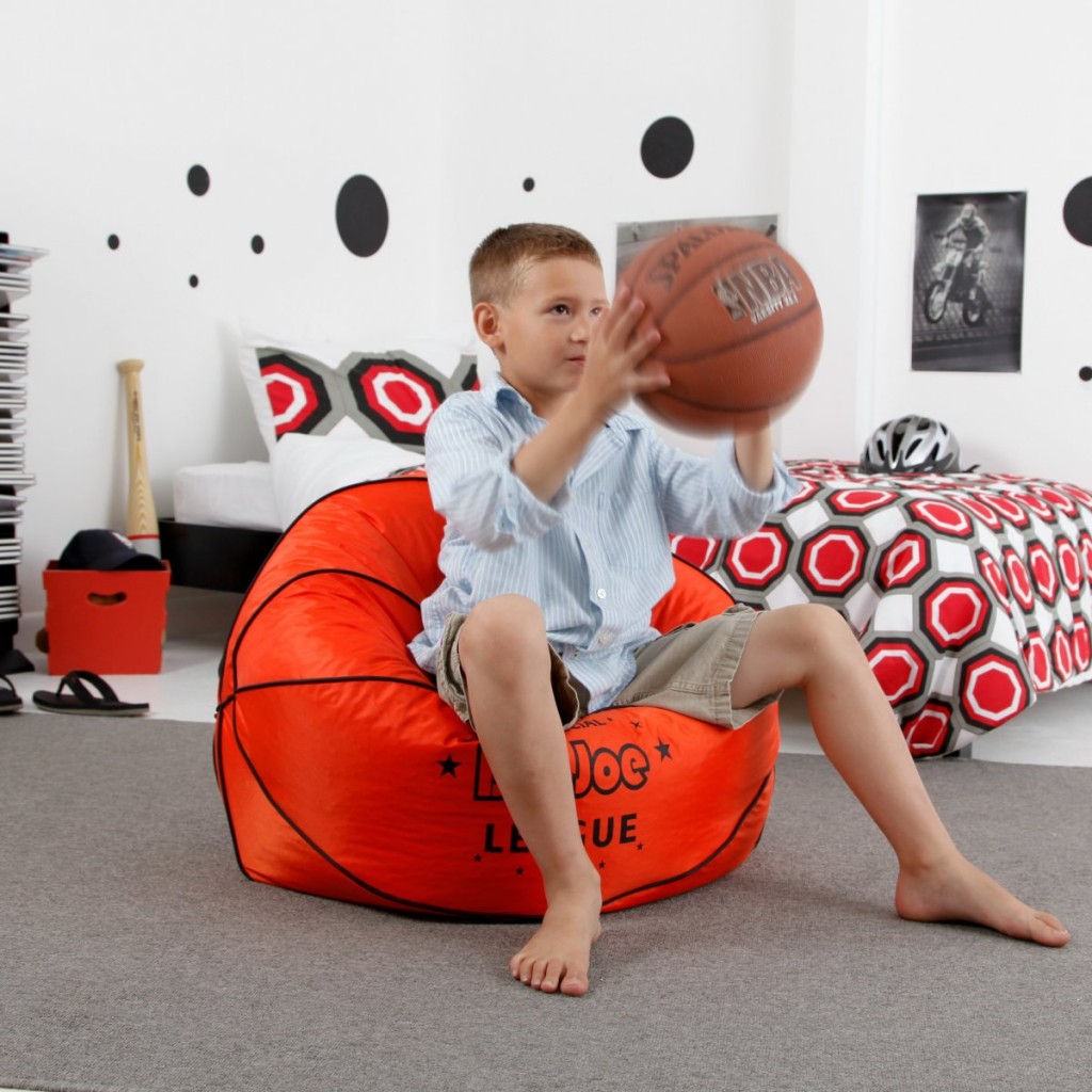 Sporty Ball Shaped Bean Bags Home Designing