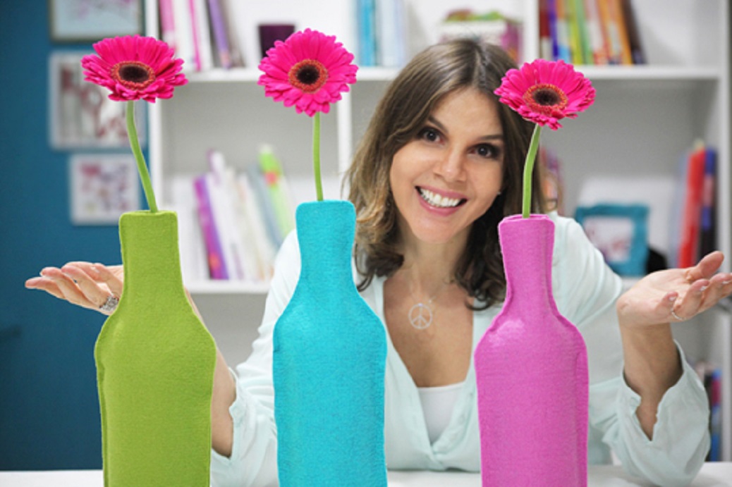 Colorful Vases DIY