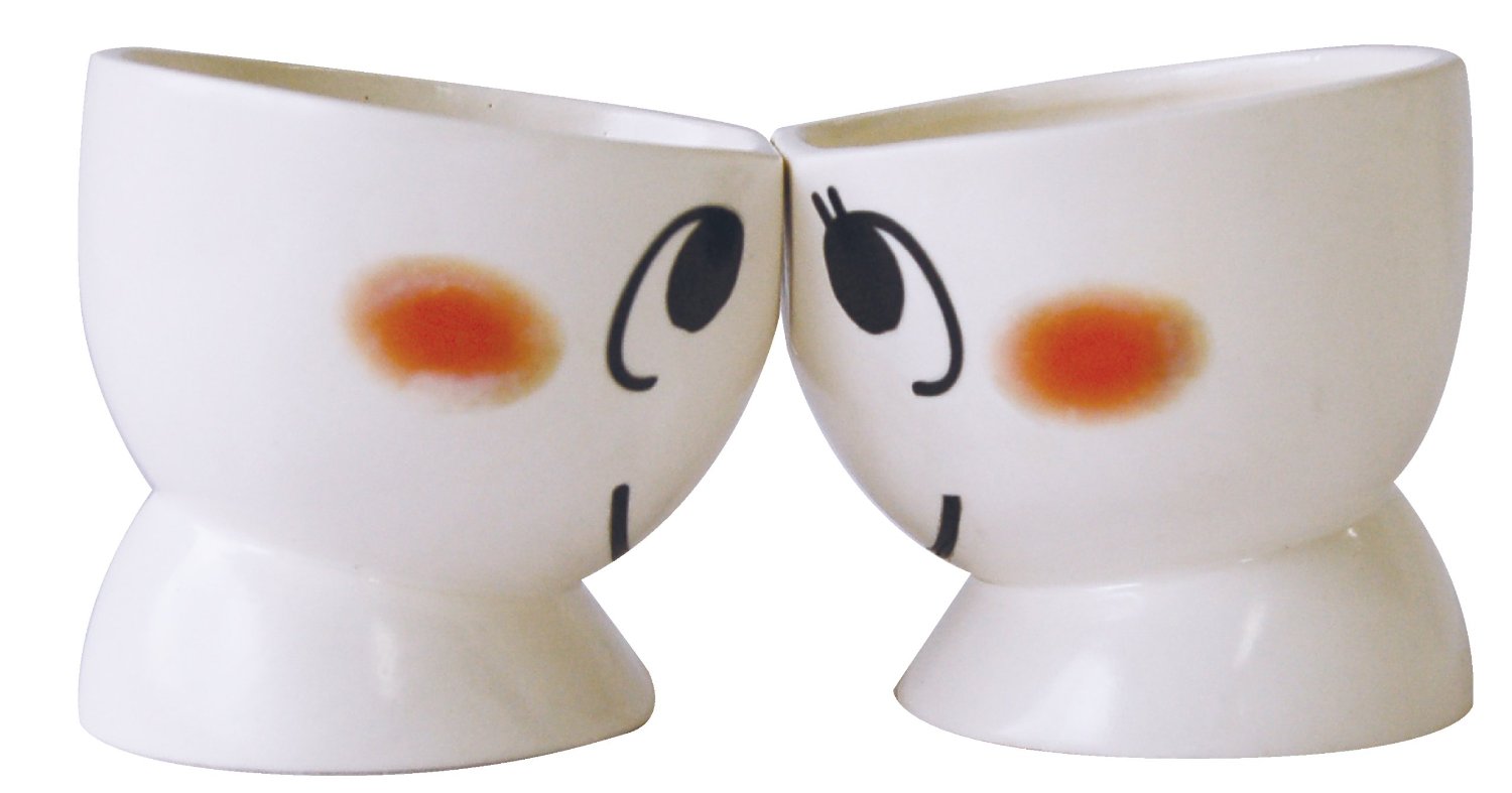 Lovers Couple Head to Head Coffee Mug Set