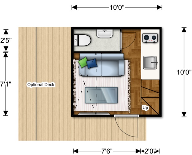 Lower Design of Micro Home