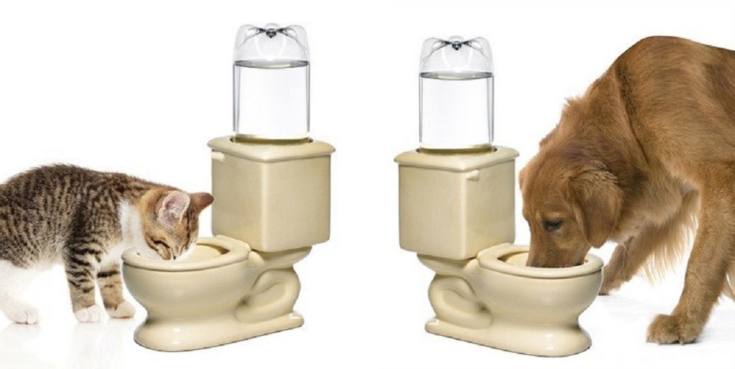 Toilet Water Bowl for Pets