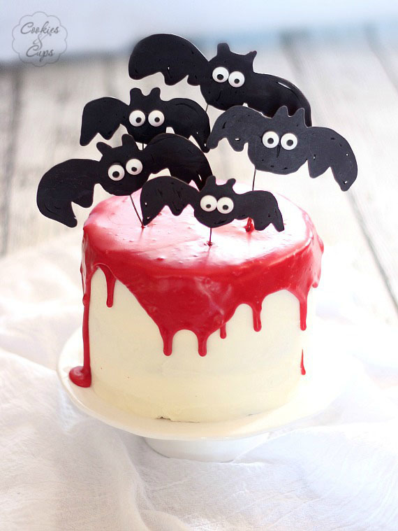 vampire bat cake
