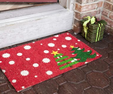 Christmas Trees Doormat