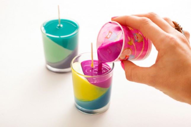 DIY Crayon Candles