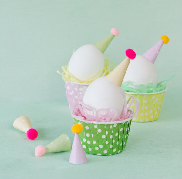 Party Hat Easter Eggs