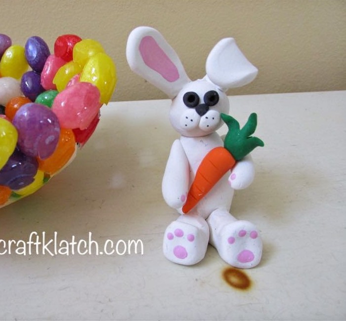 Polymer Clay Easter Bunny