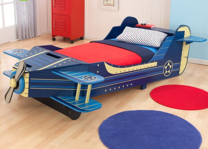 Airplane Convertible Toddler Bed