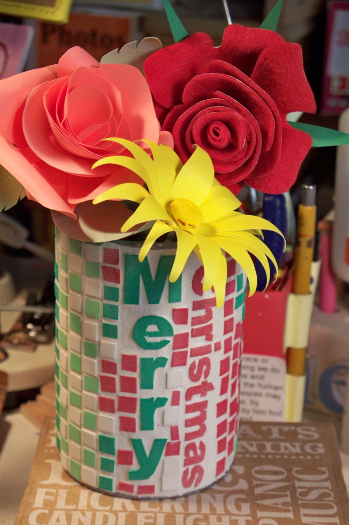 Tin Can Flower Vase