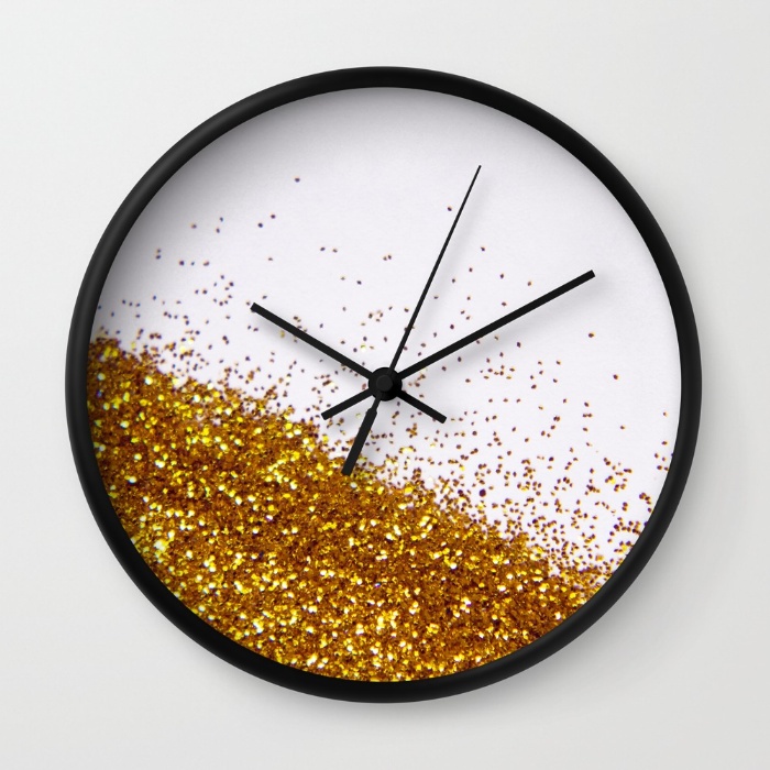 Glitter Wall Clock