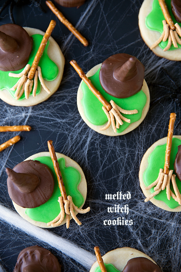 Melted Witch Cookies
