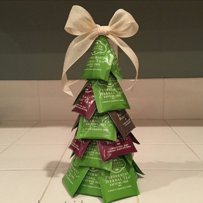 Tea Bag Christmas Tree