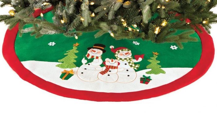 Snowman Christmas Tree Skirt