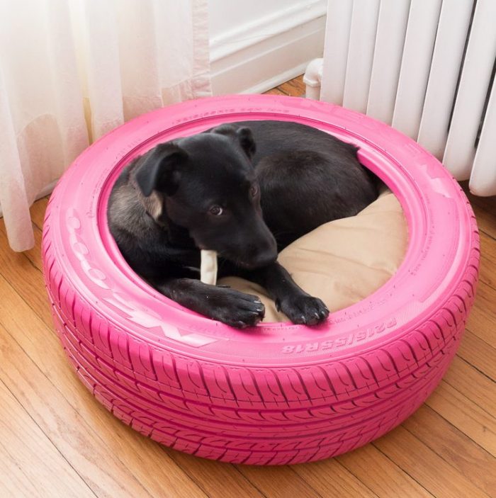 Recycled Tyre Dog Bed