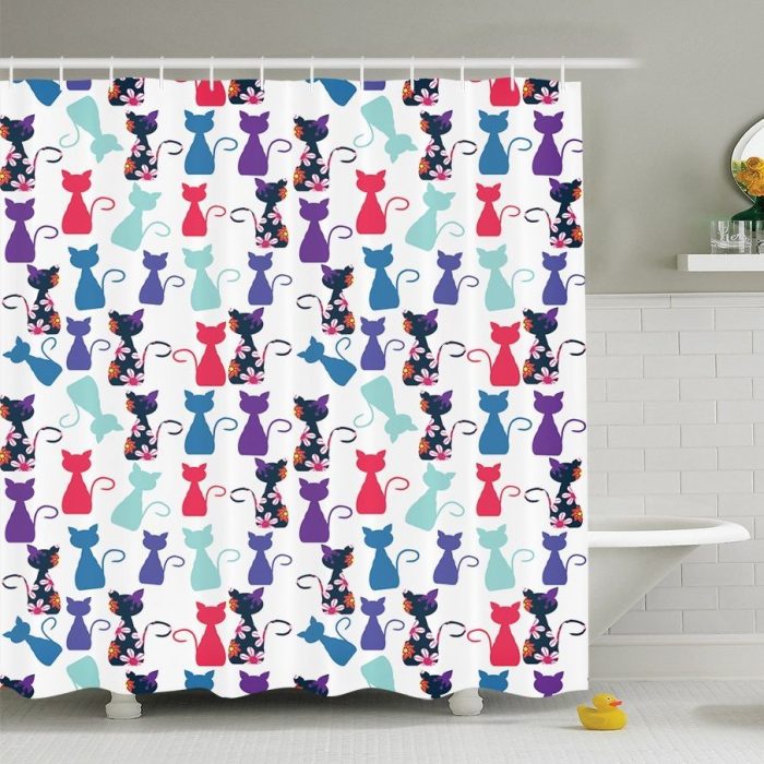 Digital Printed Fabric Shower Curtain