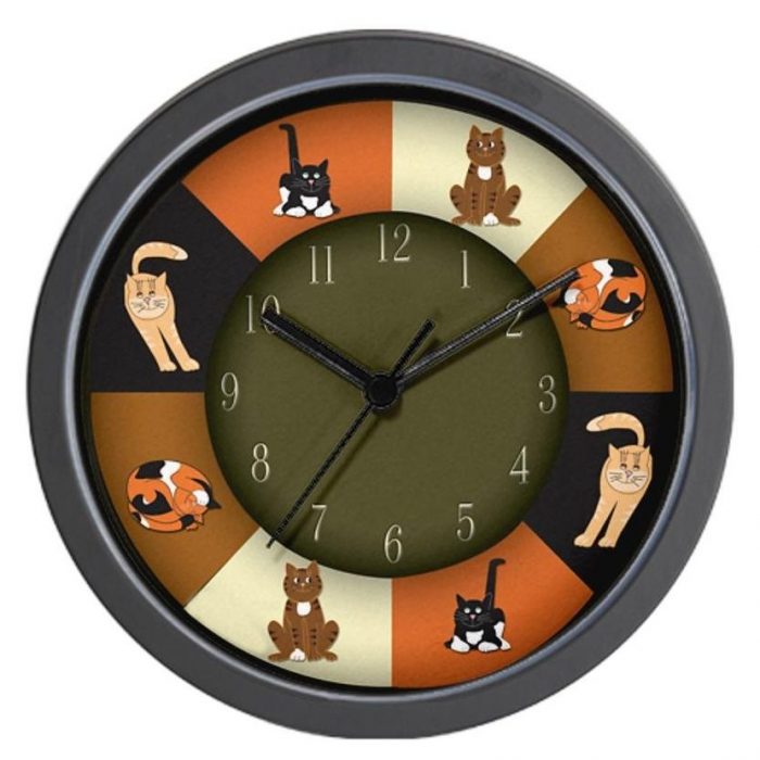 Unique Decorative Cat Wall Clock
