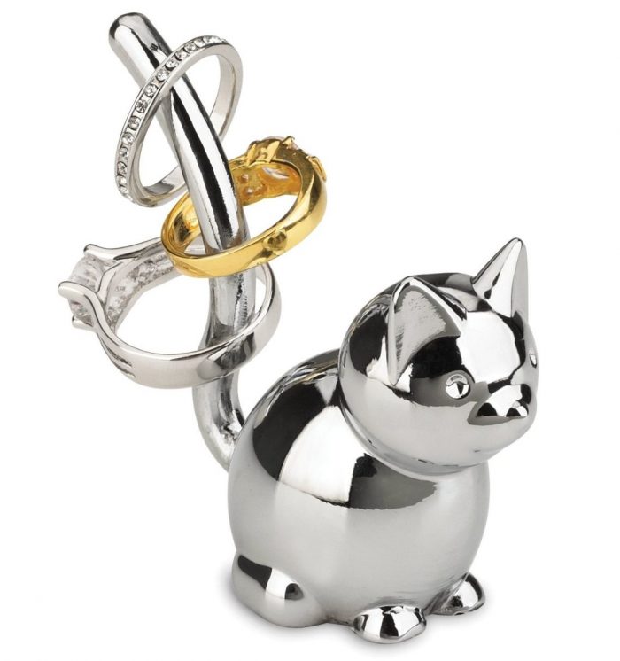 Whimsical Cat Shaped Ring Holder