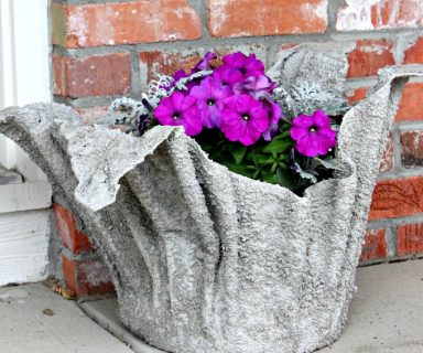 DIY Towel Planter