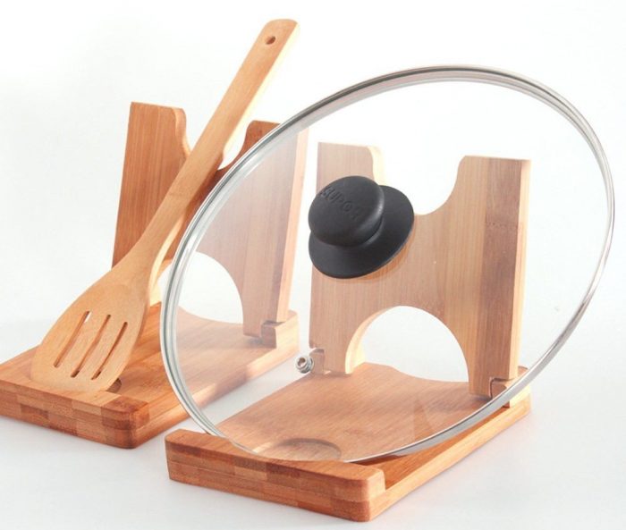 Wood Foldable Spoon Rest