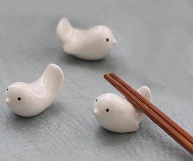 Cute Bird Pattern Chopstick Rest