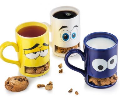 Colorful Cookie Holder Mugs