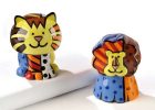 Lion and Tiger Pattern Shakers Tableware