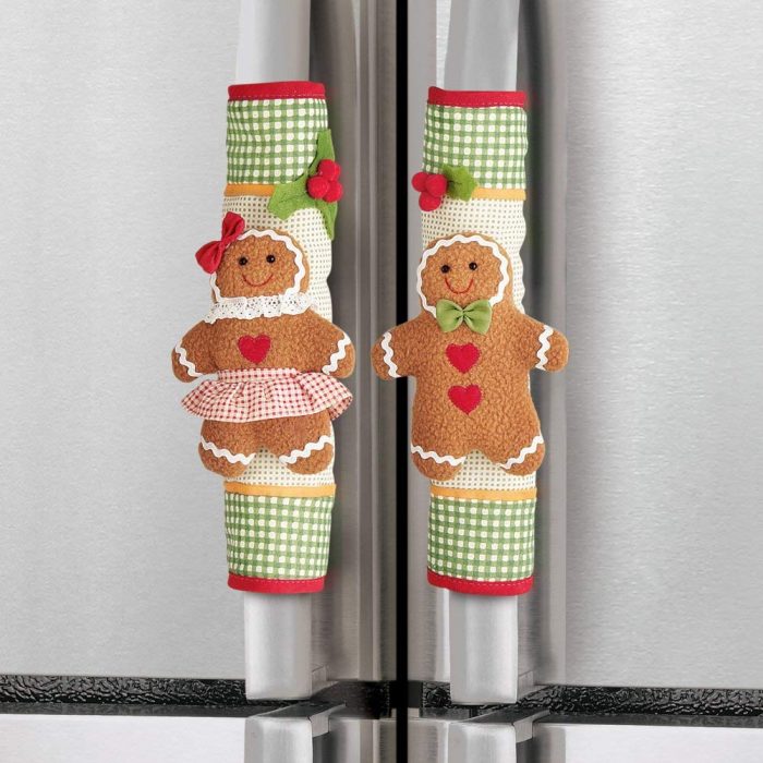 Cute Gingerbread Appliance Handle Covers
