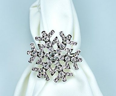 Sparkling Snowflake Napkin Rings